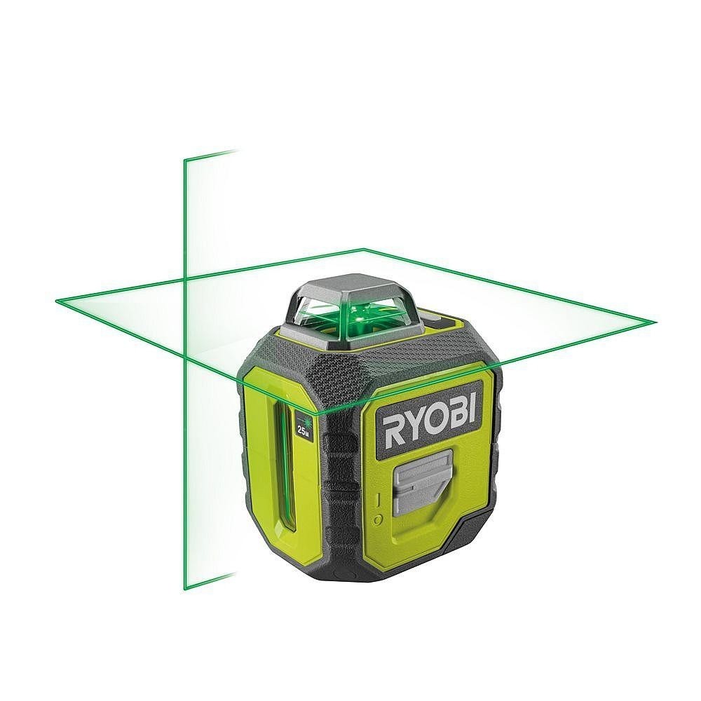 RYOBI RB360GLL-K 360 DERECE YESIL ÇIZGILI LAZER METRE 25 MT